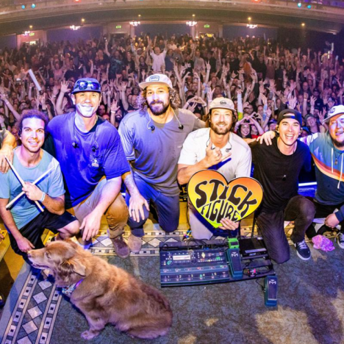 Audience at a Stick Figure concert